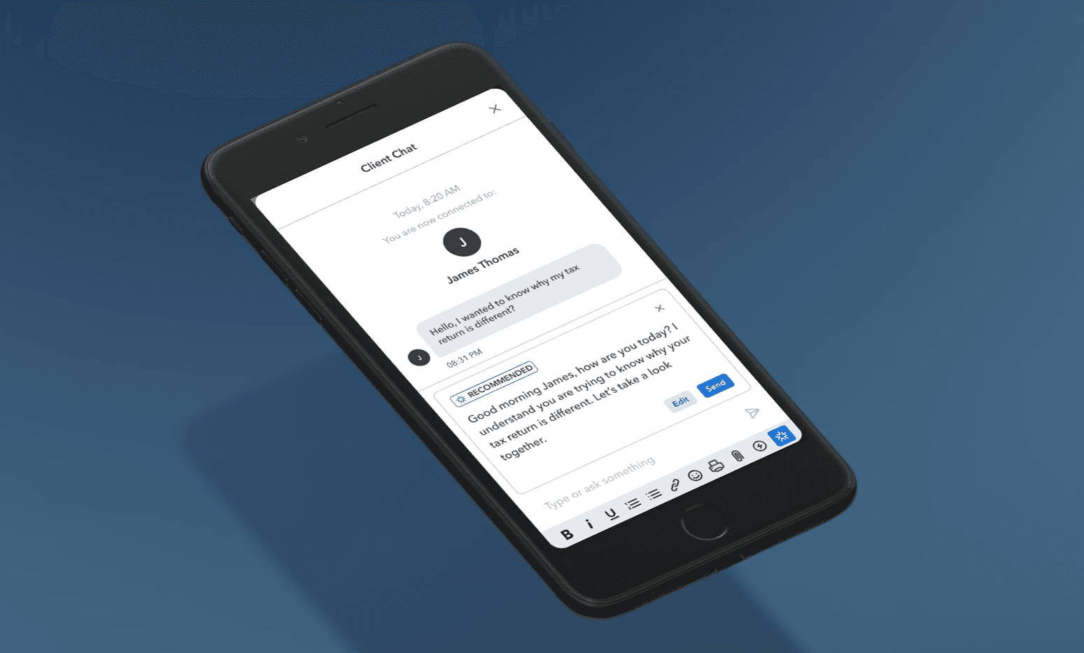 Recommended Response results